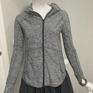Athleta🧥PACIFICA BAJA UPF JACKET HEATHER Gray , size XS🖤Looks new